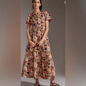 Anthropologie Sometset Floral Maxi Dress LIKE NEW